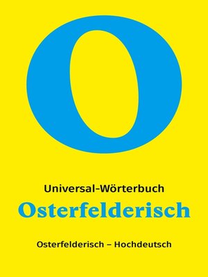 cover image of Osterfelderisch--Hochdeutsch